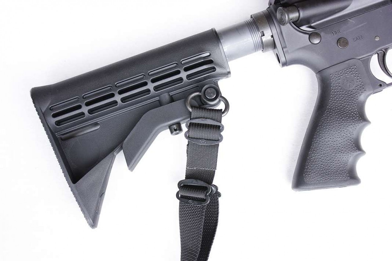 Buttstock, M4 Carbine w/QD Mount, MilSpec, Black